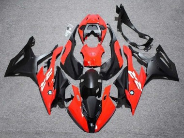 Carenagem Moto BMW S1000RR 2019-2022 - Vermelho Branco Preto Fosco