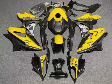Carenagens Moto BMW S1000RR 2019-2022 - Amarelo Falso Fibra de Carbono