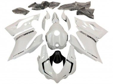 Carenagens Moto Ducati 1299 2015-2020 - Branco Pérola