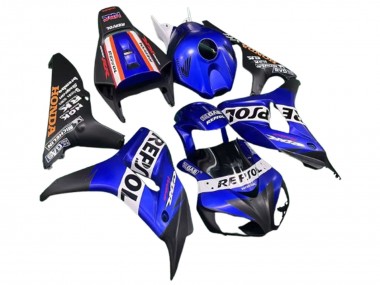 Carenagens Moto Honda CBR1000RR 2006-2007 - Azul Branco Vermelho Preto Fosco Repsol