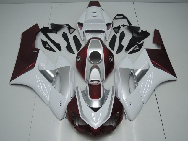 Carenagens Moto Honda CBR1000RR 2006-2007 - Branco Prata Preto Brilhante
