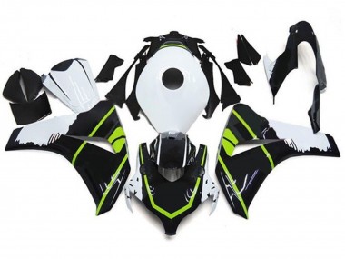 Carenagens Moto Honda CBR1000RR 2008-2011 - Branco Verde Preto Brilhante