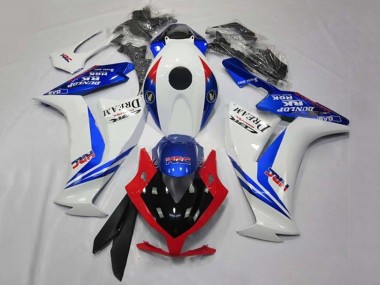Carenagens Moto Honda CBR1000RR 2012-2016 - Branco Azul Vermelho Preto Brilhante HRC