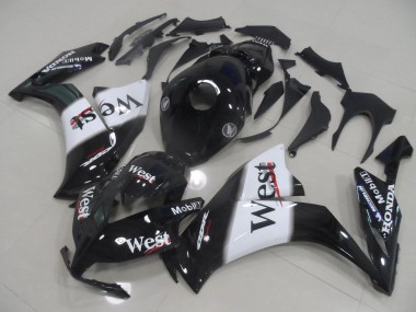 Carenagens Moto Honda CBR1000RR 2012-2016 - Preto Brilhante Branco West