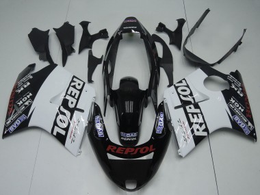 Carenagens Moto Honda CBR1100XX Blackbird 1996-2007 - Preto Brilhante Branco Vermelho Repsol