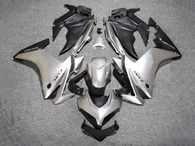 Carenagens Moto Honda CBR500R 2013-2015 - Prata Preto Fosco