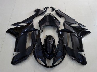 Carenagem Moto Kawasaki ZX6R 2007-2008 - Preto Brilhante