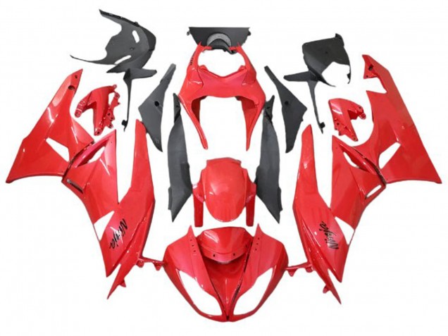 Carenagens Moto Kawasaki ZX6R 2009-2012 - Vermelho