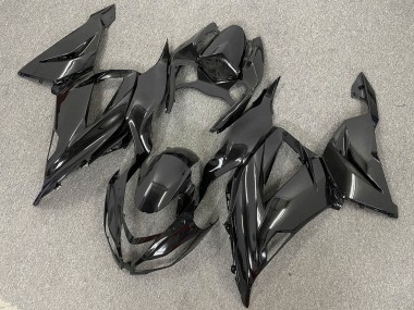 Carenagem Moto Kawasaki ZX6R 2013-2018 - Preto Brilhante Preto Fosco