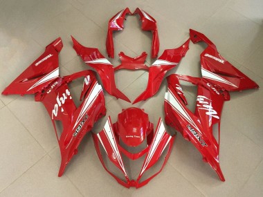 Carenagens Moto Kawasaki ZX6R 2013-2018 - Vermelho Branco