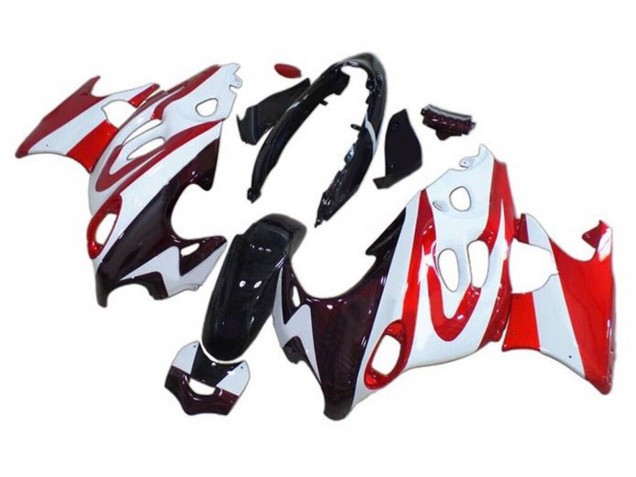 Carenagens Moto Suzuki GSX600F/GSX750F 2004-2006 - Preto Brilhante Branco Vermelho