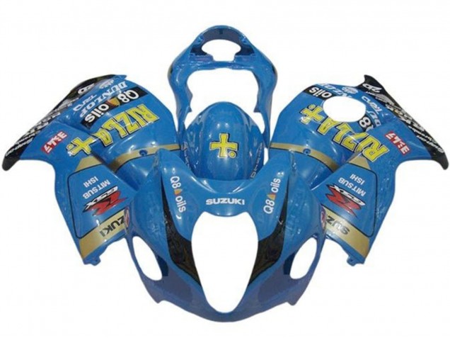 Carenagens Moto Suzuki GSXR 1300 Hayabusa 1996-2007 - Azul Ouro Preto Rizla
