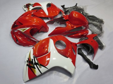 Carenagens Moto Suzuki GSXR 1300 Hayabusa 2008-2020 - Vermelho Branco Preto Decal