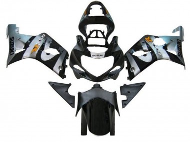 Carenagens Moto Suzuki GSXR1000 2000-2002 - Prata Preto Laranja