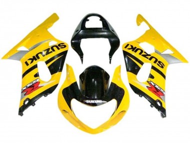 Carenagens Moto Suzuki GSXR1000 2000-2002 - Amarelo Cinzento Preto