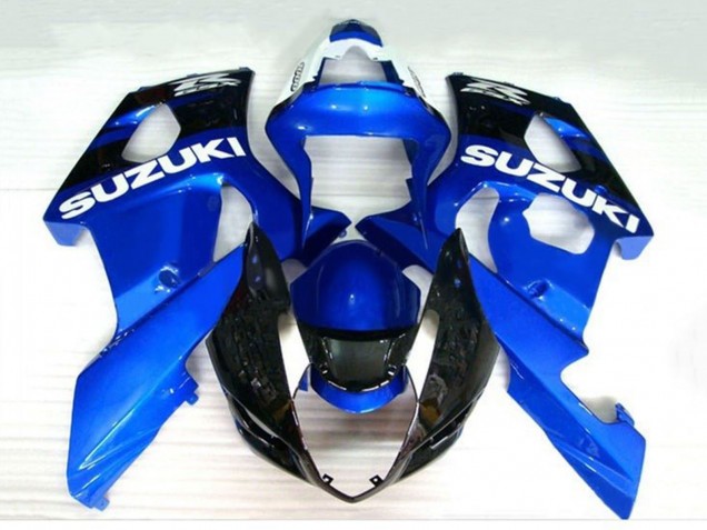 Carenagens Moto Suzuki GSXR 1000 2003-2004 - Azul Preto Branco