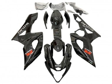 Carenagens Moto Suzuki GSXR 1000 2005-2006 - Preto Brilhante Vermelho Cinzento