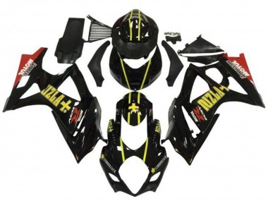 Carenagens Moto Suzuki GSXR 1000 2005-2006 - Preto Ouro Rizla Vermelho