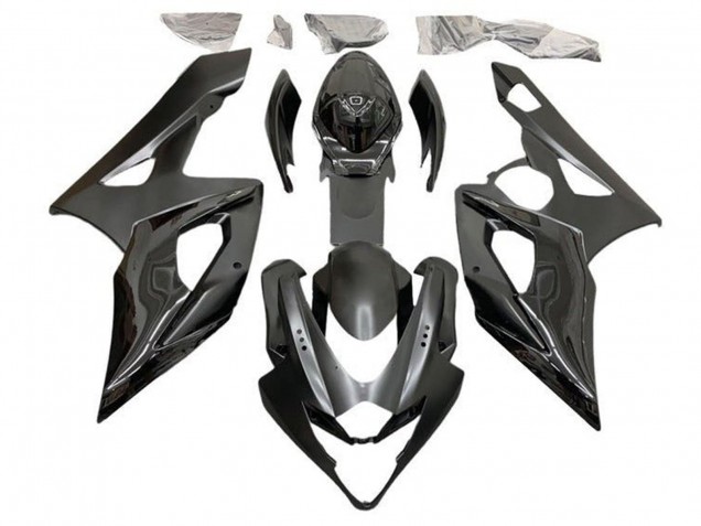 Carenagens Moto Suzuki GSXR 1000 2005-2006 - Preto Brilhante Metade Preto Fosco