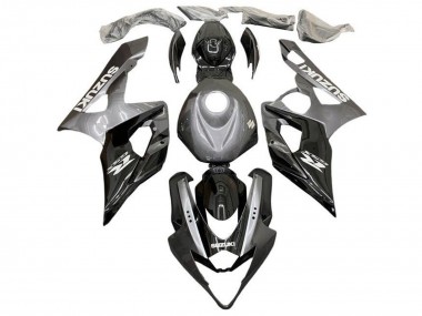 Carenagens Moto Suzuki GSXR 1000 2005-2006 - Prata Preto