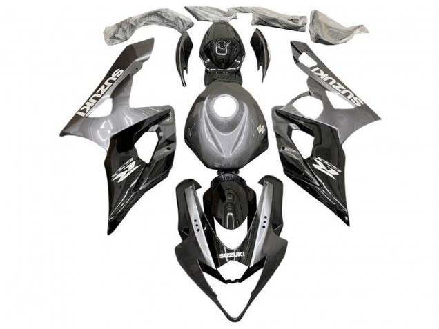 Carenagens Moto Suzuki GSXR 1000 2005-2006 - Prata Preto