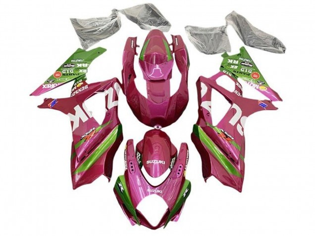 Carenagens Moto Suzuki GSXR 1000 2005-2006 - Rosa Verde