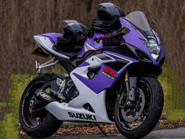 Carenagens Moto Suzuki GSXR 1000 2005-2006 - Roxo Branco