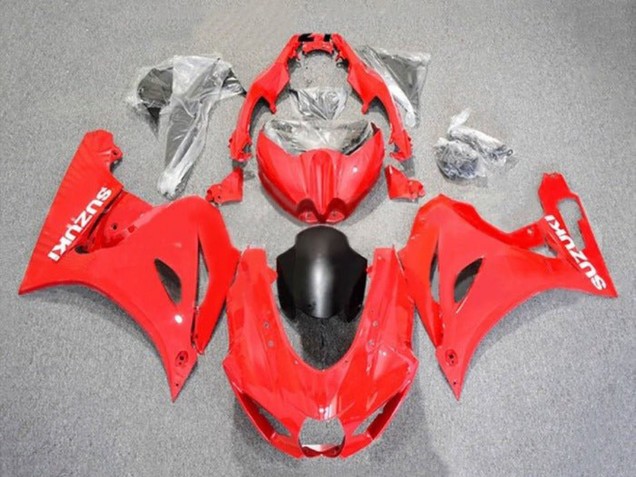Carenagens Moto Suzuki GSXR1000 2017-2024 - Vermelho Branco Preto Fosco