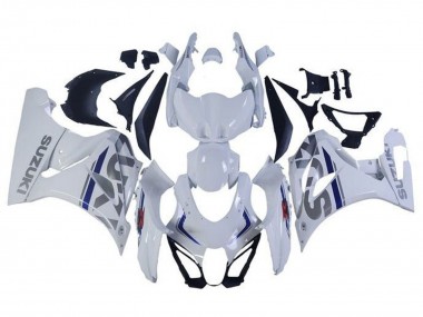Carenagens Moto Suzuki GSXR1000 2017-2024 - Branco Prata Azul