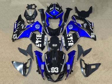 Carenagens Moto Suzuki GSXR 1000 2009-2016 - Preto Azul Branco 93