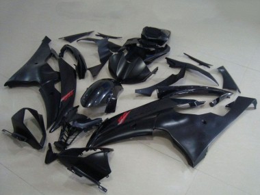 Carenagens Moto Yamaha YZF R6 2008-2016 - Preto Brilhante Preto Fosco