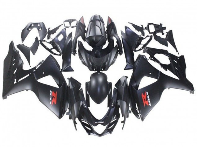 Carenagens Moto Suzuki GSXR 1000 2009-2016 - Preto Fosco Vermelho Branco