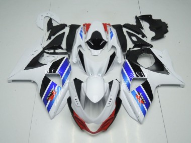 Carenagens Moto Suzuki GSXR 1000 2009-2016 - Branco Preto Azul Vermelho