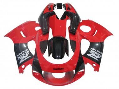 Carenagens Moto Suzuki GSXR 600 / GSXR 750 1996-2000 - Vermelho Preto Cinzento