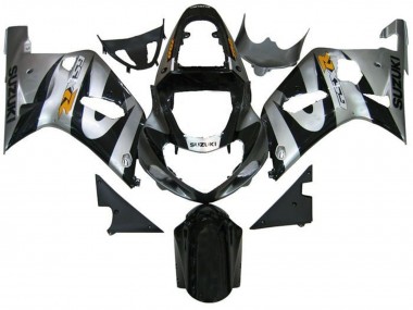 Carenagens Moto Suzuki GSXR 600 / GSXR 750 2001-2003 - Prata Preto Amarelo