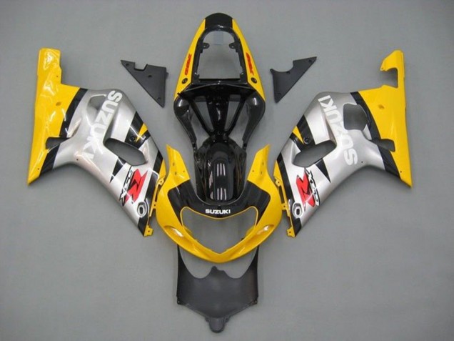 Carenagens Moto Suzuki GSXR 600 / GSXR 750 2001-2003 - Amarelo Prata Preto Brilhante Vermelho