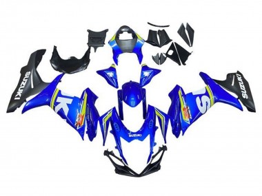 Carenagens Moto Suzuki GSXR 600 / GSXR 750 2011-2024 - Branco Azul Amarelo Preto