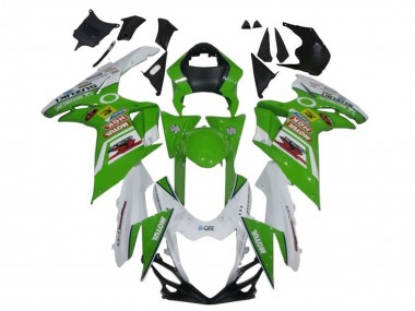 Carenagens Moto Suzuki GSXR 600 / GSXR 750 2011-2024 - Branco Verde Vermelho Motul