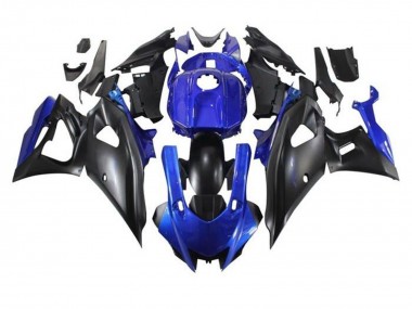 Carenagens Moto Yamaha YZF R7 2021-2024 - Azul Preto Fosco