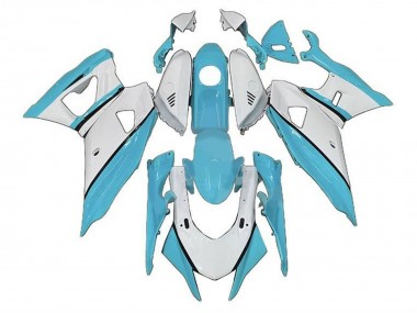 Carenagens Moto Yamaha YZF R7 2021-2024 - Azul Turquoise Branco