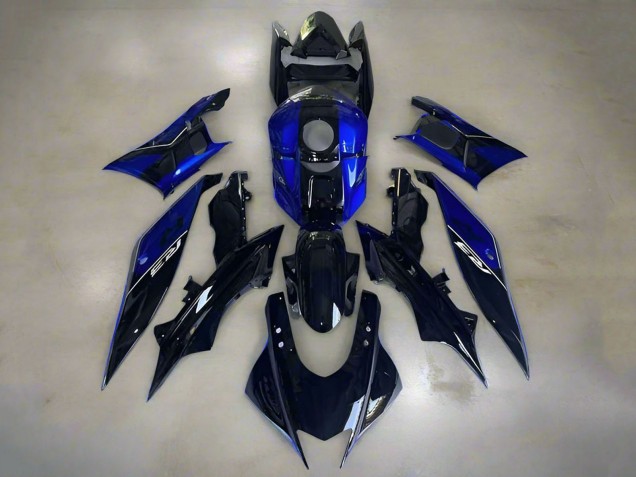 Carenagens Moto Yamaha YZF R3/R25 2019-2021 - Azul Azul Brilhante Escuro