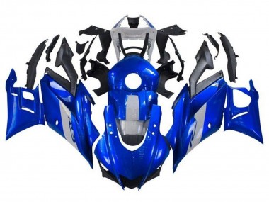 Carenagens Moto Yamaha YZF R3/R25 2019-2021 - Azul Cinzento Preto