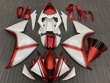 Carenagens Moto Yamaha YZF 1000 R1 2012-2014 - Branco Laranja