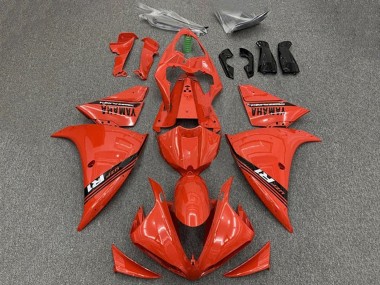 Carenagens Moto Yamaha YZF 1000 R1 2012-2014 - Vermelho Preto