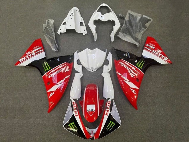 Carenagens Moto Yamaha YZF 1000 R1 2012-2014 - Branco Vermelho Preto Verde Milwaukee Maxxis Monstro