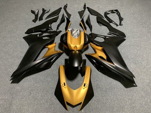 Carenagens Moto Yamaha YZF 1000 R1 2015-2019 - Ouro Preto Fosco