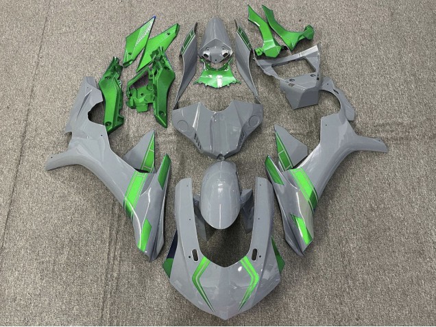 Carenagens Moto Yamaha YZF 1000 R1 2015-2019 - Nardo Cinzento Verde