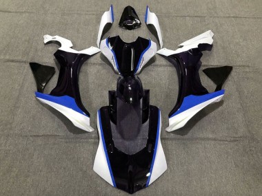 Carenagens Moto Yamaha YZF 1000 R1 2015-2019 - Branco Preto Brilhante Azul