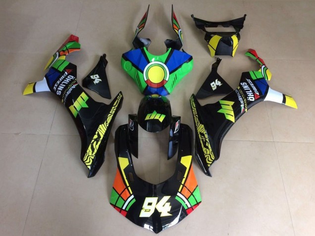 Carenagens Moto Yamaha YZF 1000 R1 2015-2019 - Verde Azul Amarelo Preto Vermelho Roda das Cores 94