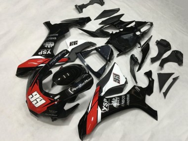 Carenagens Moto Yamaha YZF 1000 R1 2015-2019 - Preto Brilhante Branco Vermelho ENEOS Motul YSP 99